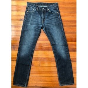 Men’s Levi’s 513 30x32, nicely broken in.